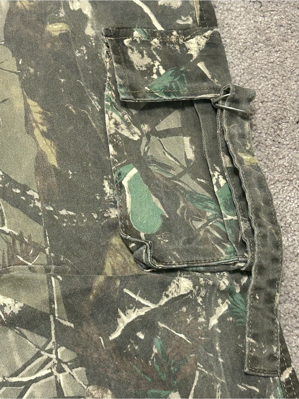 NWT Disclosure Camo Wide-Leg Cargo Pants sz:9/29 - Picture 7 of 10